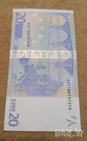 20 евро euro 2002 EF, снимка 2 - Нумизматика и бонистика - 52594524