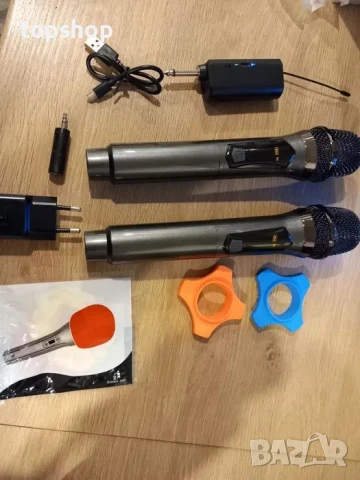 НОВИ Безжичени микрофони ALPOWL, UHF, USB type C, 50 часа батерия