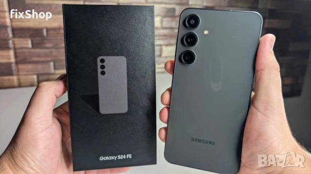 Като нов! SAMSUNG GALAXY S24 FE - 128GB - BLACK