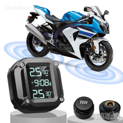 Вентили за следене на гумите за мотоциклет, снимка 2 - Аксесоари и консумативи - 53135861