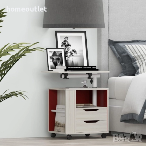 ПРОМОЦИЯ Шкафче с място за съхранение и вградена поставка за лаптоп 10CZZSCT1-MP-D, снимка 5 - Шкафове - 52708824