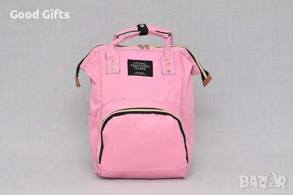 Многофункционална раница за бебешки принадлежности – 24x36x15 см, снимка 6 - Раници - 52026699