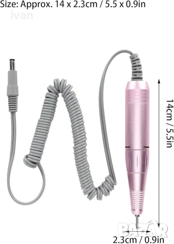 електрическа пила за маникюр , снимка 5 - Продукти за маникюр - 53008240