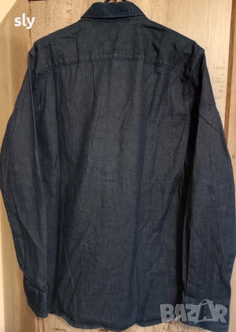 Selected homme дънкова риза , снимка 2 - Ризи - 53813419