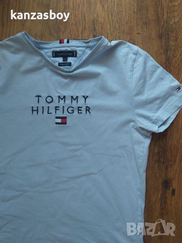 Tommy Hilfiger - страхотна мъжка тениска С, снимка 7 - Тениски - 46434189
