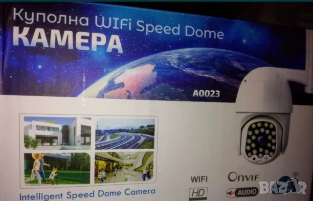 PTZ WI-FI IP камера 2MP-1920/1080 full hd Безжична куполна камера, снимка 6 - IP камери - 47214310