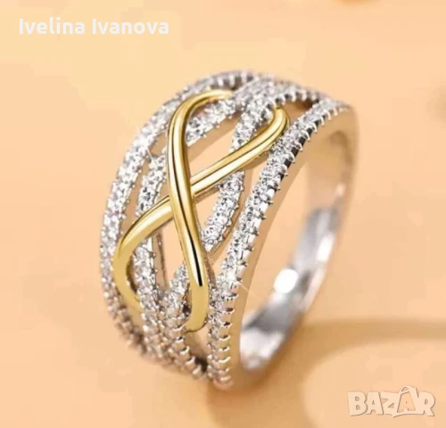Уникален дамски пръстен, снимка 2 - Пръстени - 51260125
