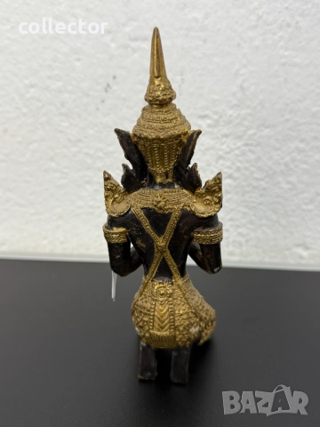 Бронзова будитска фигура. №7506, снимка 4 - Колекции - 52084237