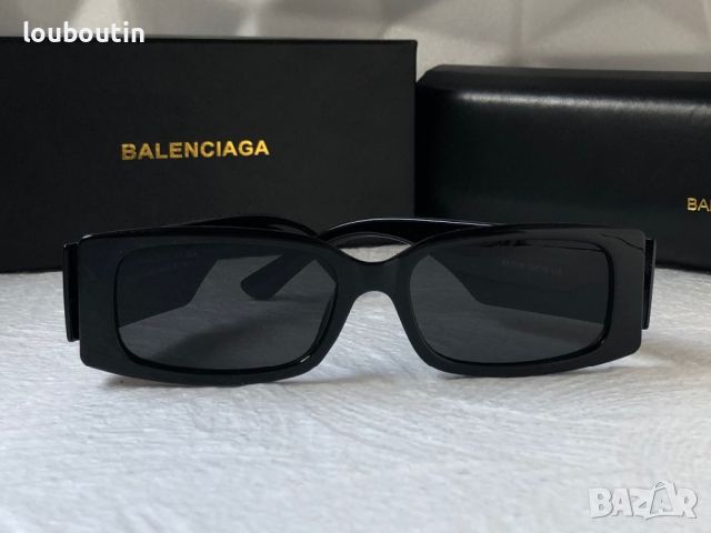 Balenciaga правоъгълни дамски слънчеви очила 1:1 с лого, снимка 9 - Слънчеви и диоптрични очила - 46698652