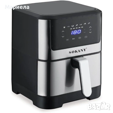 Air Fryer – дигитален еър фрайър 7L, 1800W   , снимка 2 - Уреди за готвене на пара - 53825010