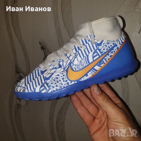 стоножки Nike Mercurial Superfly 9 Club CR7 Ronaldo TF номер 37-37,5, снимка 8 - Футбол - 45345198