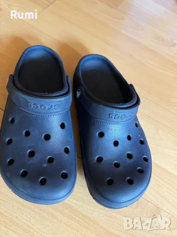 Оригинални тъмно сини чехли чехли Crocs ! 38-39 н, снимка 3 - Чехли - 47059860