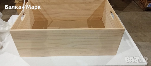 нова дървена кутия с размери 60 × 40 × 25 см., снимка 6 - Други - 52581419