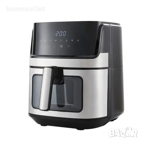 ПРОМОЦИЯ Фритюрник с горещ въздух (Air fryer) AKLS-AI-0329BL, снимка 3 - Фритюрници - 47774275