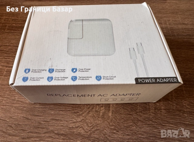 Нов Универсален USB-C захранващ адаптер 61w (Replacement AC Power Adapter) UK контакт