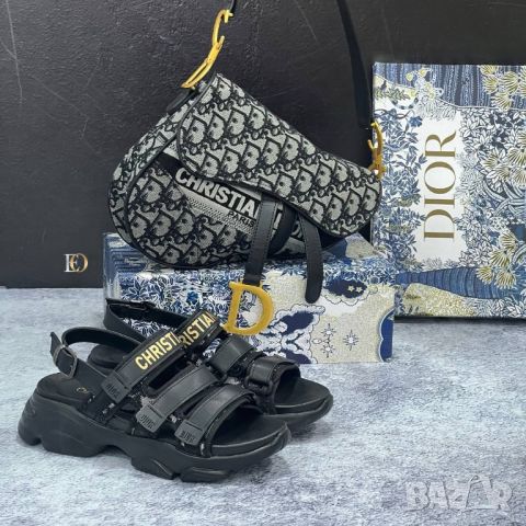 дамска чанта и сандали christian dior , снимка 5 - Сандали - 46542259