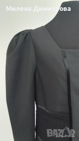 Дамска блуза с буфан ръкав ръчна изработка , снимка 8 - Блузи с дълъг ръкав и пуловери - 52487885