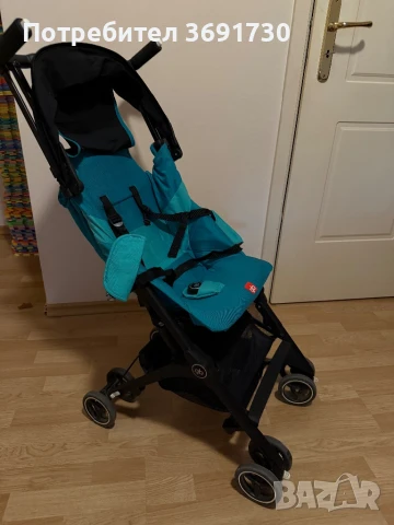 Бебешка количка GB Pockit + Sapphire Blue 618000775, снимка 3 - Детски колички - 50452552