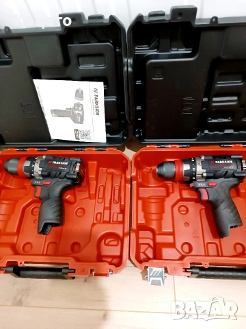 12 V - Ударен безчететков винтоверт Parkside /Парксайд Performance , снимка 3 - Винтоверти - 53456262