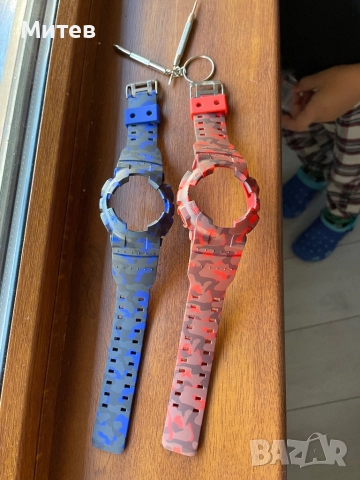 Casio G-shock,Baby G-каишки и безел(GA100,110,BA110,111), снимка 7 - Каишки за часовници - 34408161