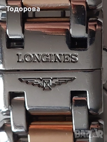 Лонжин,Дамски часовник,диаманти, розово злато 18к-стомана-Longines Primaluna L81135876, , снимка 8 - Дамски - 52807110