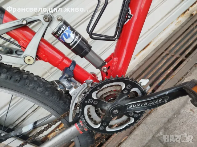 26 цола алуминиев велосипед колело размер 50,27 скорости Shimano deore lx, bontrager manitou avid, снимка 4 - Велосипеди - 49128787