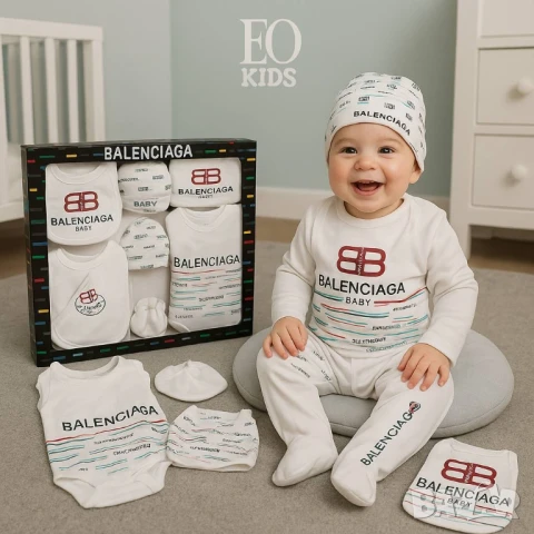 Бебешки комплект Levi's karl lagerfeld fendi Moncler louis vuitton calvin klein , снимка 4 - Комплекти за бебе - 51206869