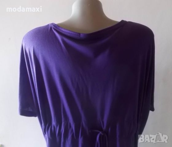 3XL  Нова туника в лила с връзки , снимка 7 - Туники - 46709856