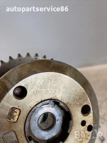 Зъбно колело на разпределителния вал дясно за Subaru Tribeca 3.0 V6 (2009) Тип двигател: EZ30 13223A, снимка 2 - Части - 54236635