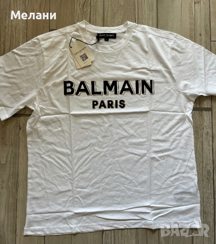 Нови мъжки тениски Hugo Balmain Icon Off White, снимка 6 - Тениски - 45041136