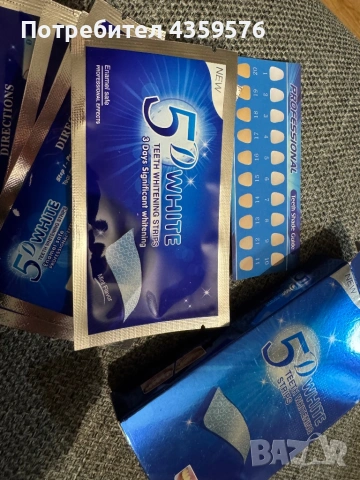 Ленти за избелване на зъби 5D white teeth, снимка 5 - Други - 53760079