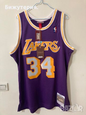 Мъжки оригинален баскетболен потник на Shaquille O'Neal 1996-1997, снимка 1 - Спортни дрехи, екипи - 45712456