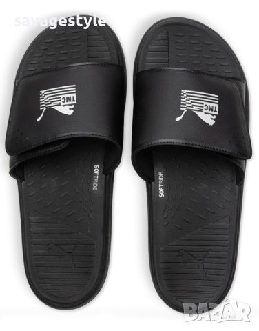 Чехли PUMA x Nipsey Hussle The Marathon Continues Softride Slides Black, снимка 4 - Мъжки чехли - 45749129