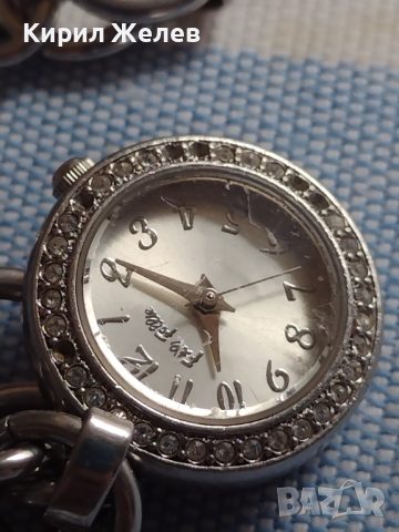 Елегантен дамски часовник гривна с кристали много красив стилен 43864, снимка 6 - Дамски - 45004357