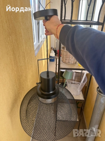 Продавам АРТ осветление за  дома-полилей,нощна и лампа за спалня, снимка 8 - Полилеи - 52968622