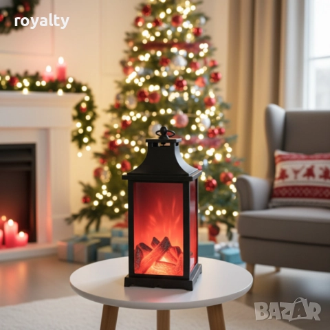 LED декоративен фенер с ефект на жив пламък, снимка 6 - Други стоки за дома - 52249416