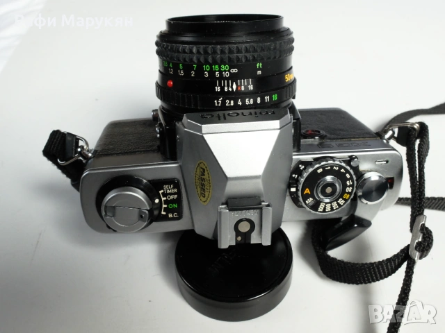SLR "MINOLTA XG-9"  филмов, здрав, стабилен и сигурен, снимка 3 - Фотоапарати - 54035689