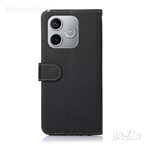 KHAZNEH Кожен Калъф за Honor 600 Lite 5G - Личи текстура, RFID защита, С ремък, 4 цвята, снимка 10 - Калъфи, кейсове - 54226730