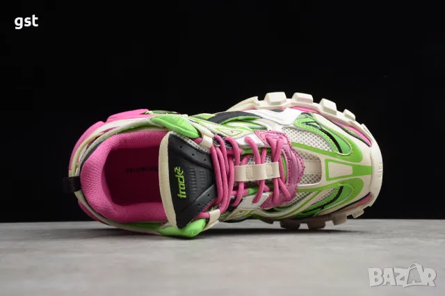 Редки Баленсиага Balenciag Track 2 Green Pink Маратонки Уникални , снимка 4 - Маратонки - 49918798