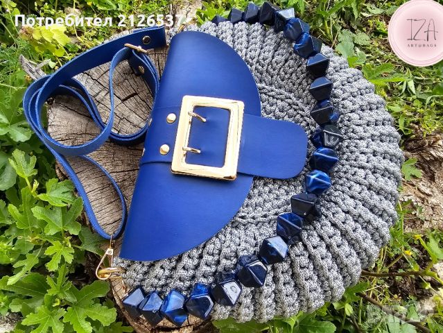 Ръчно плетена дамска чанта, снимка 5 - Чанти - 45638810