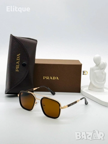 слънчеви очила prada с ув защита,кутия , калъф и кърпичка на марката 
