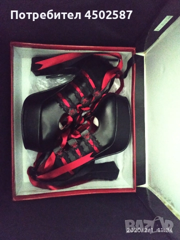 Готически обувки в черен цвят от Demonia, снимка 2 - Дамски обувки на ток - 51884836