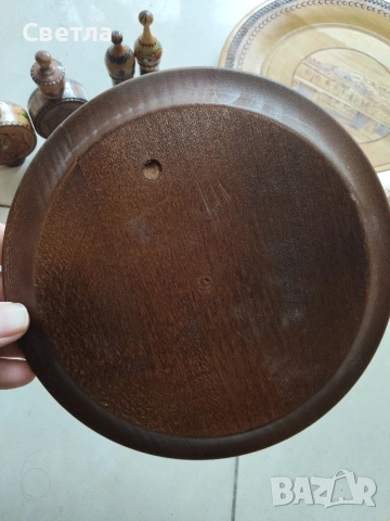 Комплект сувенири от дърво, снимка 6 - Статуетки - 53463351