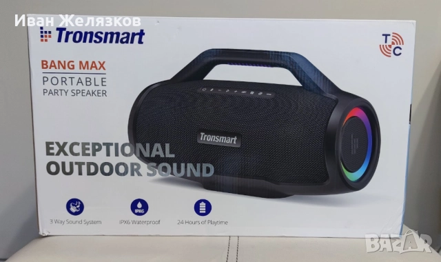 Bluetooth парти колонка Tronsmart Bang Max 130W, снимка 3 - Bluetooth тонколони - 52343510