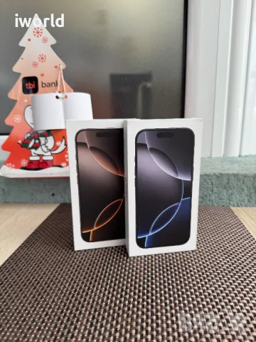 НЕРАЗПЕЧАТАН❗️iPhone 16 Pro ❗️Лизинг от 80лв/м ❗️ Black / Desert Titanium❗️ 128гб, снимка 1 - Apple iPhone - 48536349