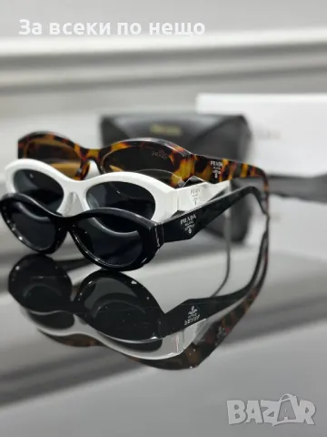 Prada Слънчеви Очила С UV400 Защита С ПОДАРЪК🎁Калъф Прада - Различни Цветове Код E89, снимка 6 - Слънчеви и диоптрични очила - 50230572