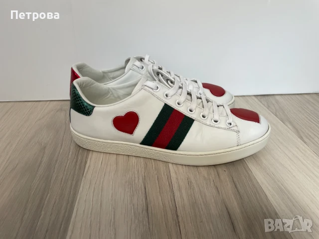 Gucci маратонки 37( 38 ) Оригинал, снимка 2 - Маратонки - 51366029