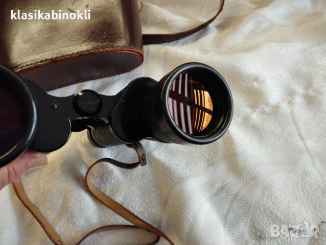 ТОП Немски Бинокъл Carl Zeiss Jena JENOPTEM-MULTI-COATED -10 х 50W-ГДР, снимка 9 - Екипировка - 53889539