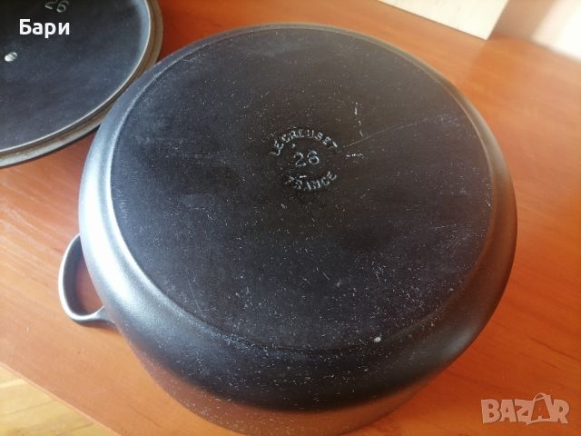 Le Creuset френска чугунена тенджера с капак , снимка 10 - Съдове за готвене - 43096492