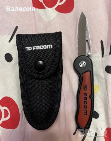 FACOM Lock-Back Knife - професионален сгъваем нож (нов), снимка 4 - Диамантени и режещи инструменти - 54292694